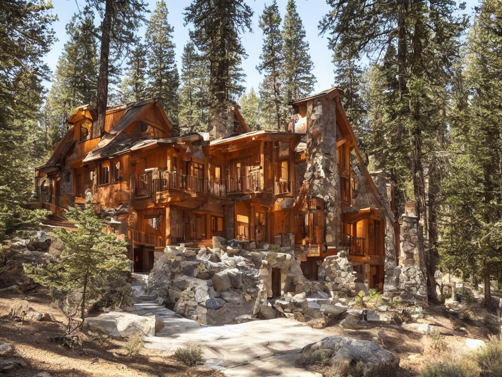California mountain retreat homes